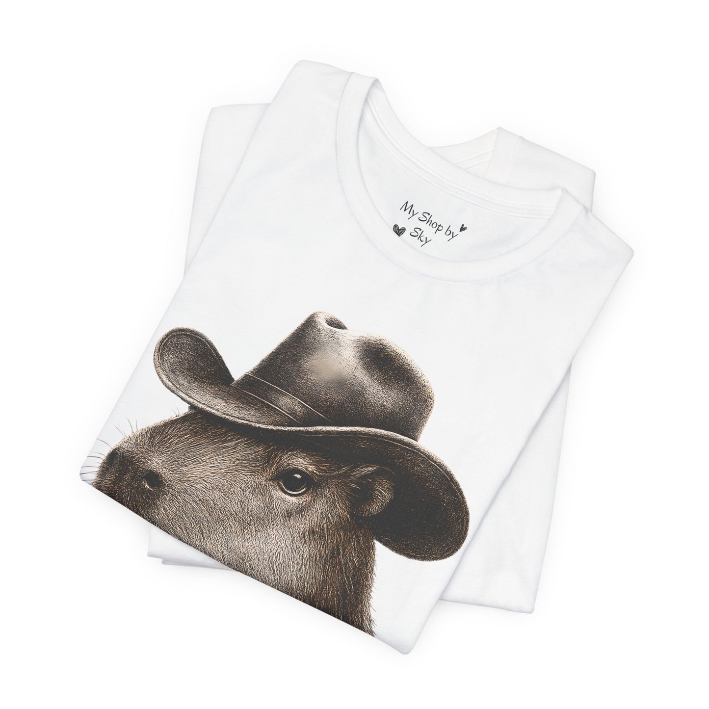 Cowboy Capybara Shirt Vintage