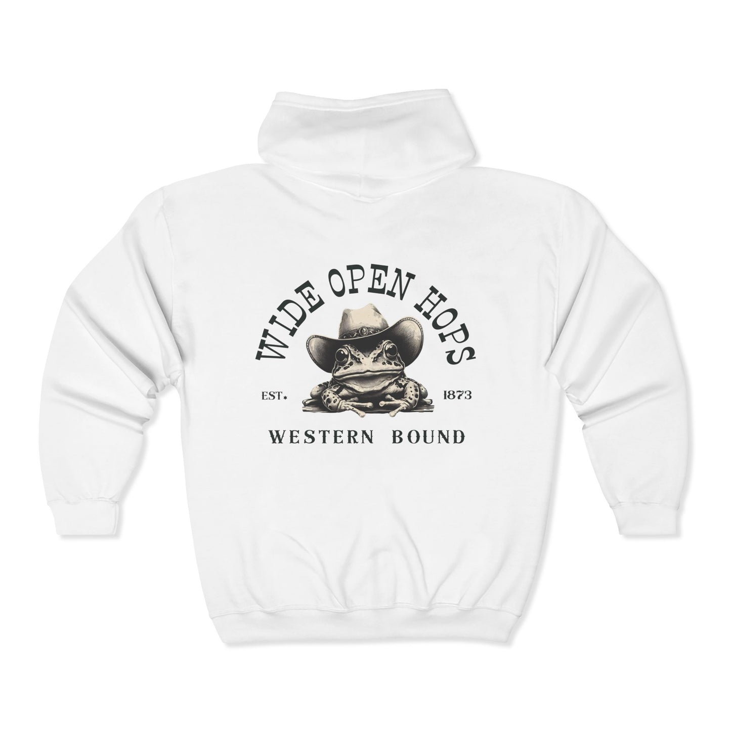 Western Frog Zip Up Hoodie