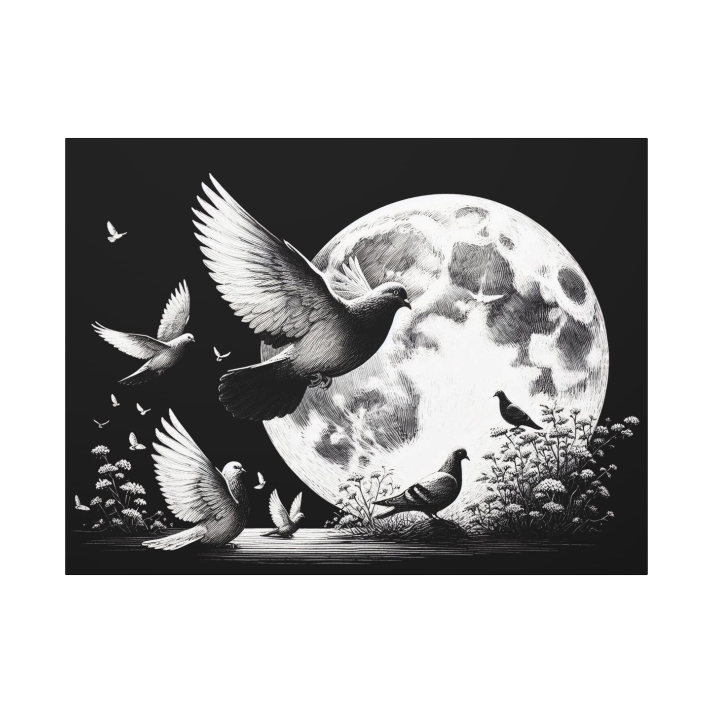 Canvas Print Pigeon