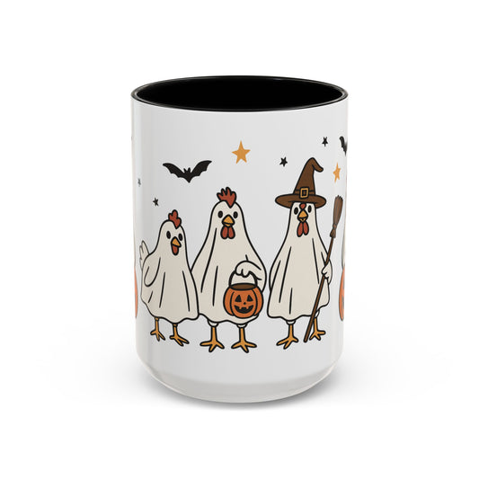 Ghost Chicken Coffee Mug (11, 15oz)