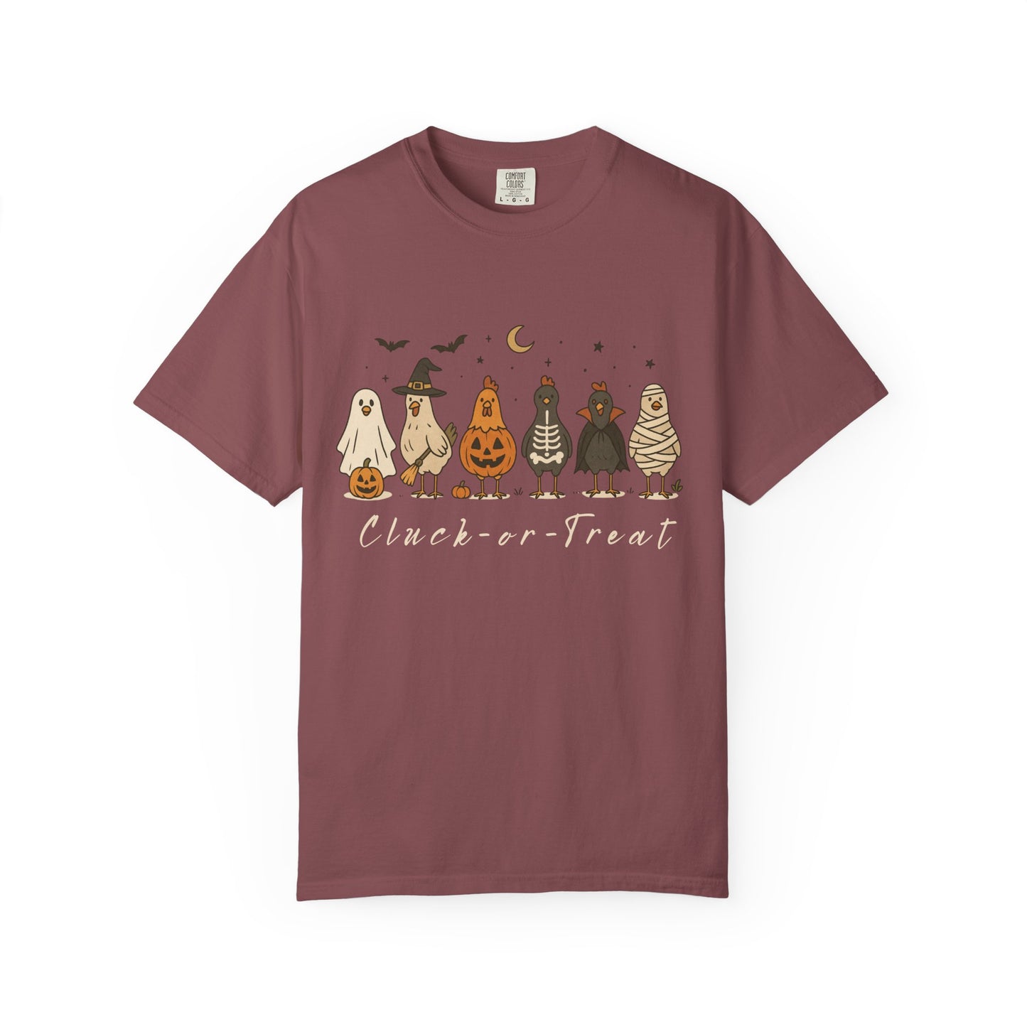 Halloween Chicken 'Cluck-or-Treat' Tee