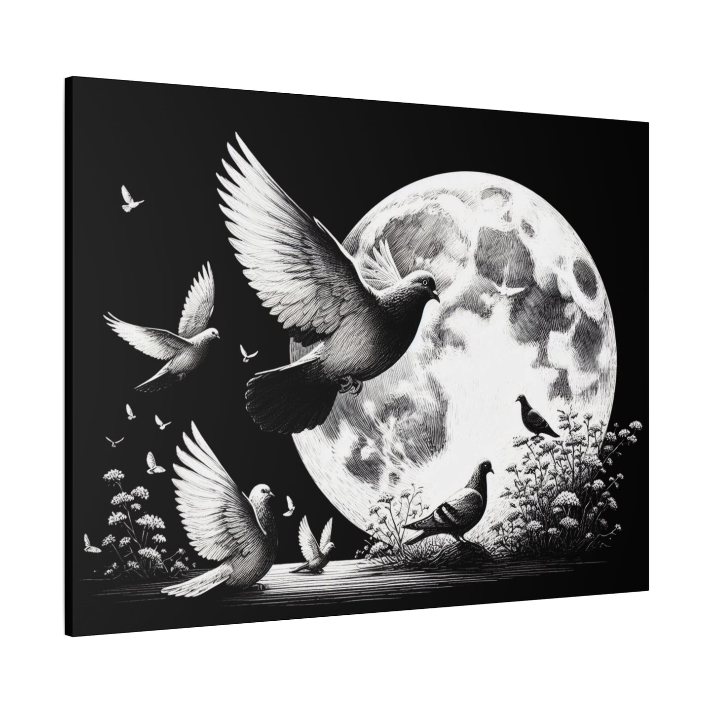 Canvas Print Pigeon