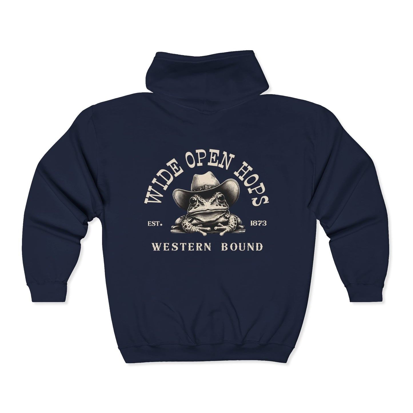 Western Frog Zip Up Hoodie