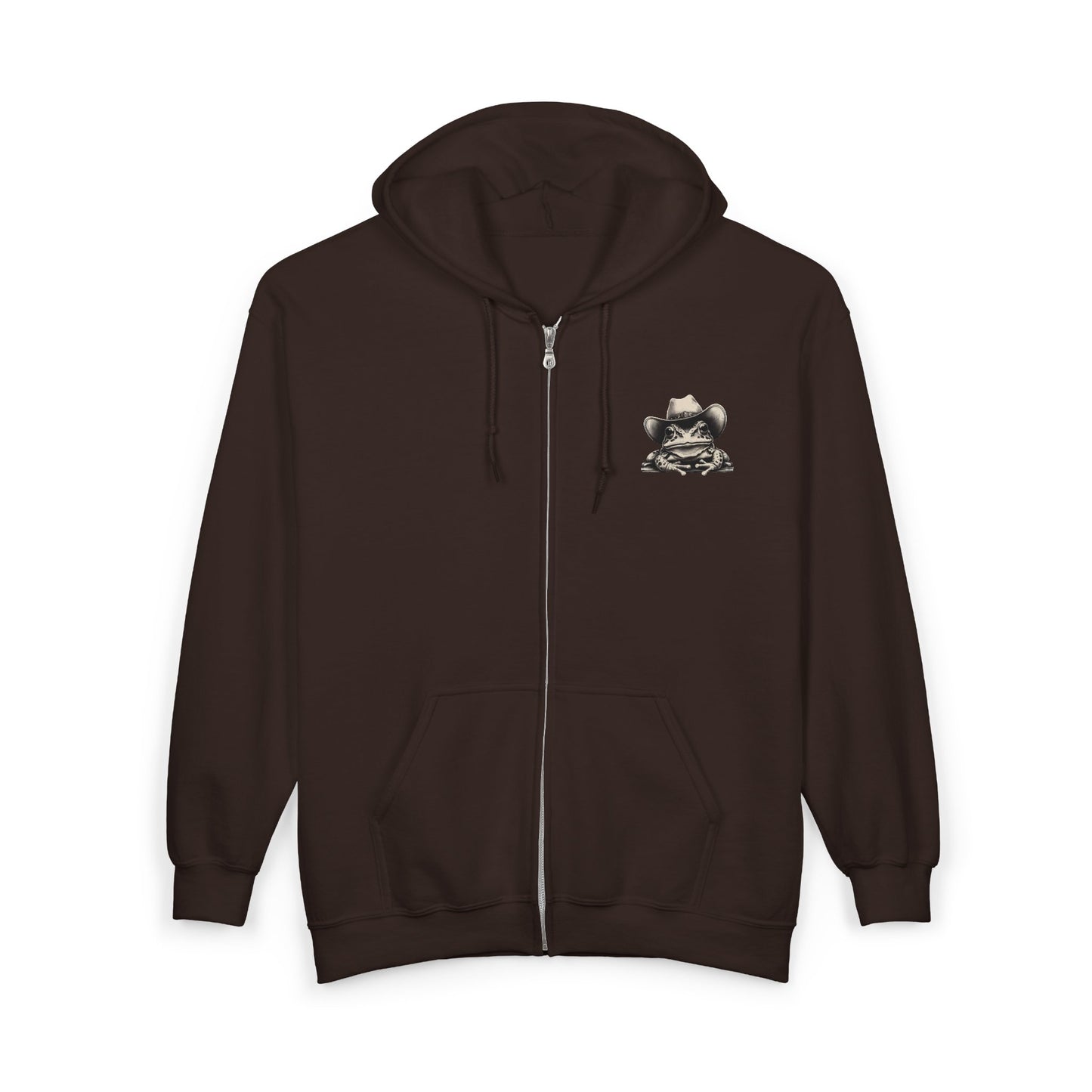 Western Frog Zip Up Hoodie