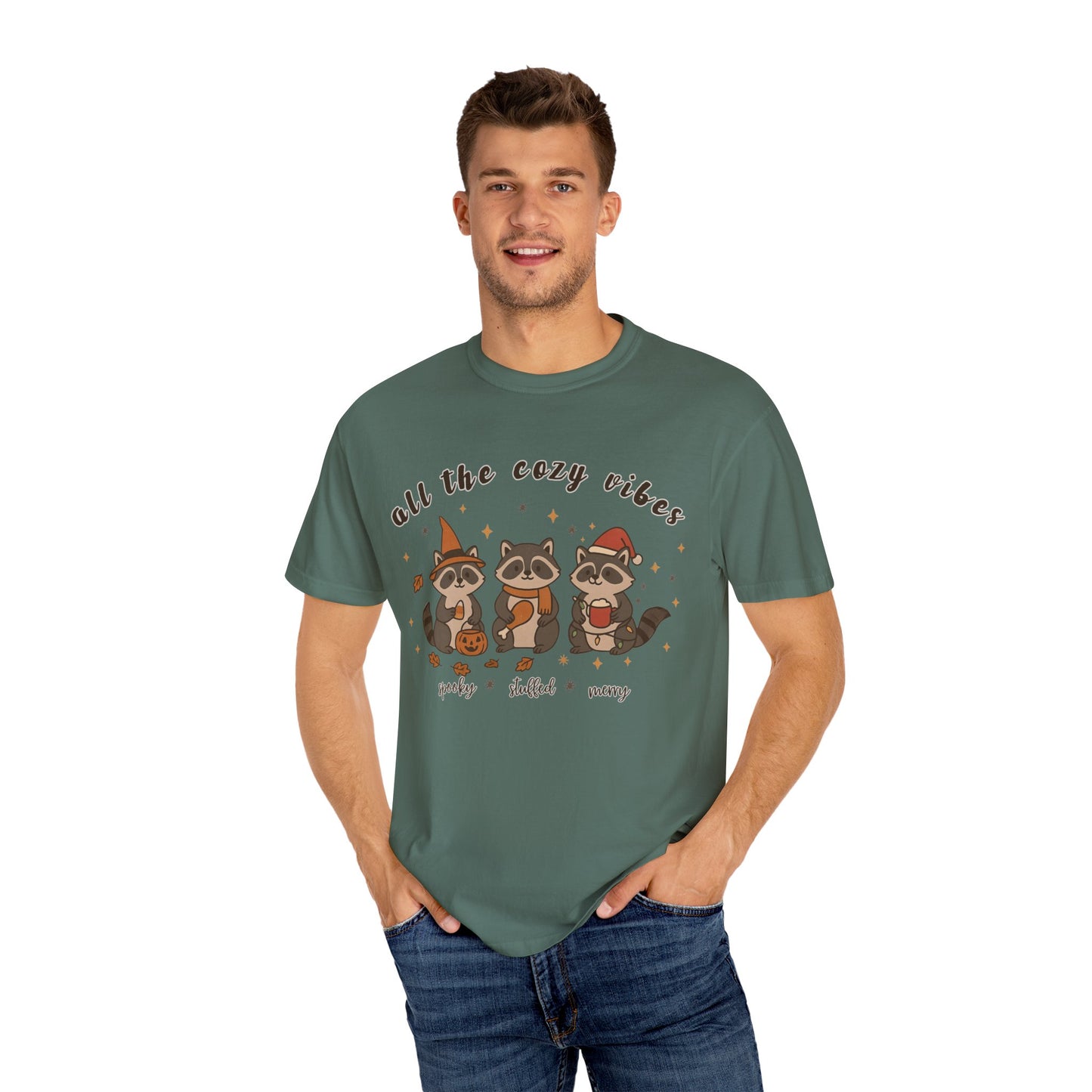 Seasonal Raccoon T-Shirt