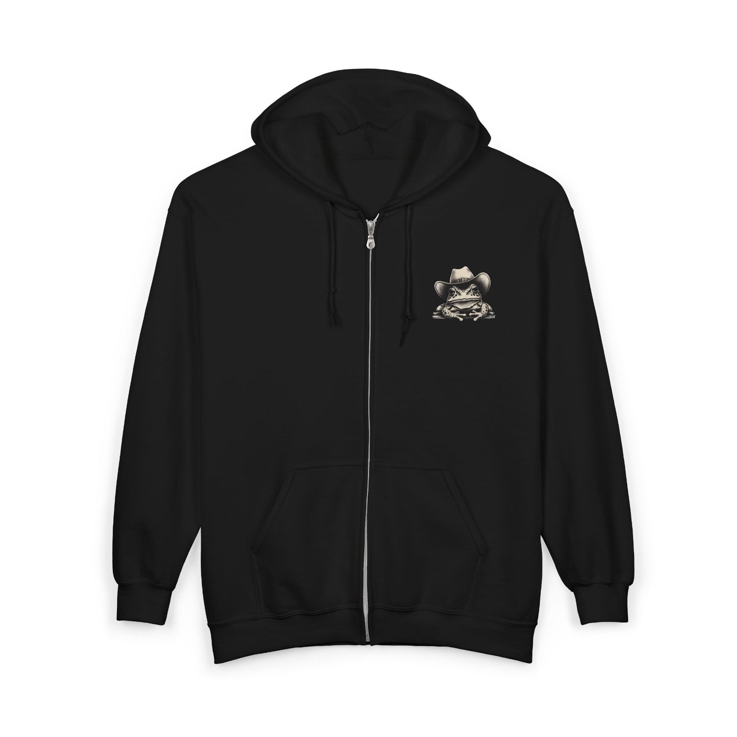 Western Frog Zip Up Hoodie