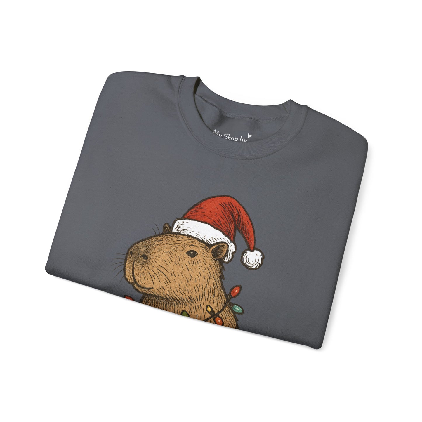 Christmas Capybara Sweatshirt - Unisex Sweatshirt