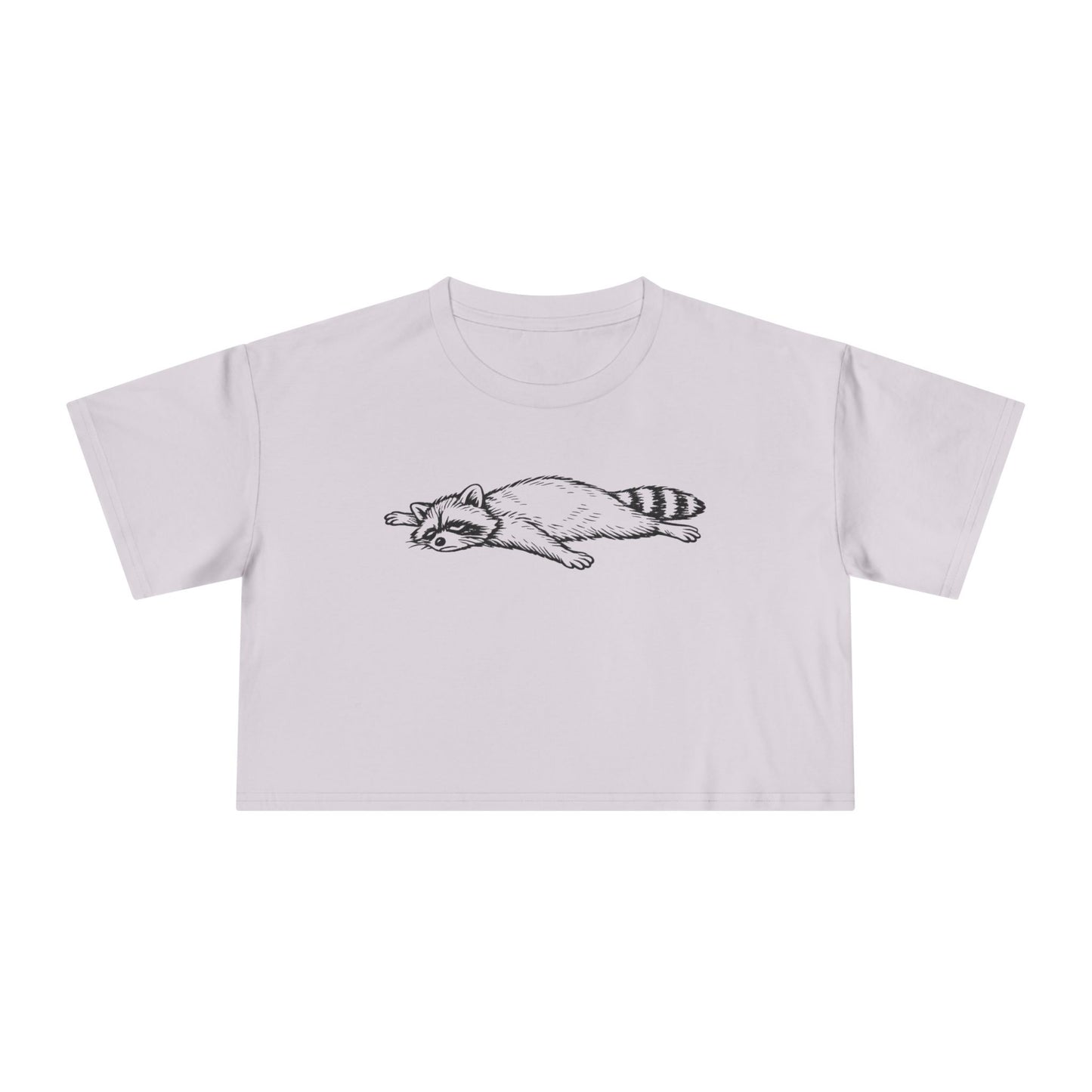Tired Raccoon Women's Crop Tee