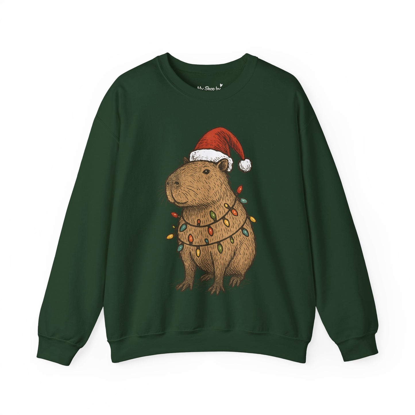 Christmas Capybara Sweatshirt - Unisex Sweatshirt