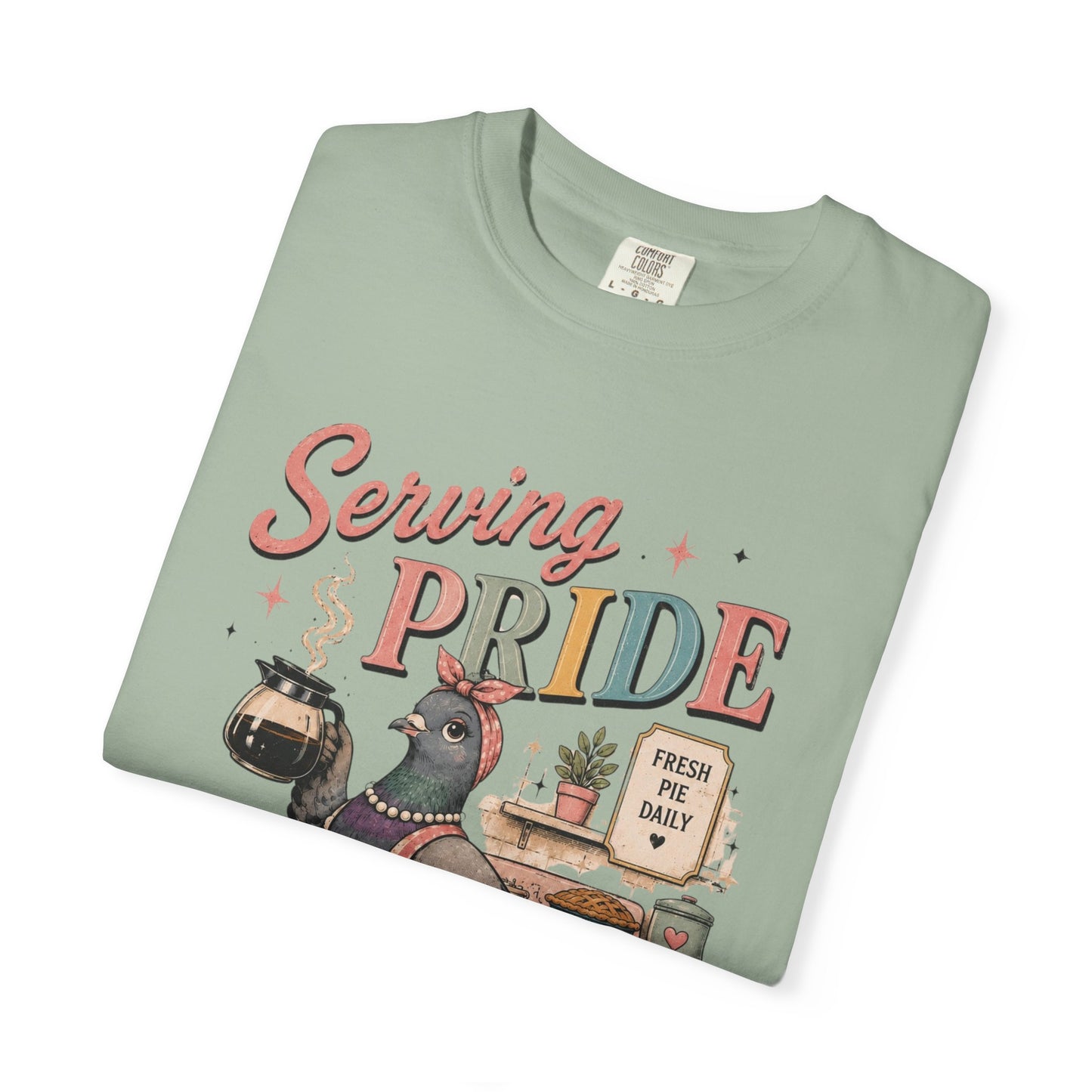 Vintage Housewife Pigeon Shirt