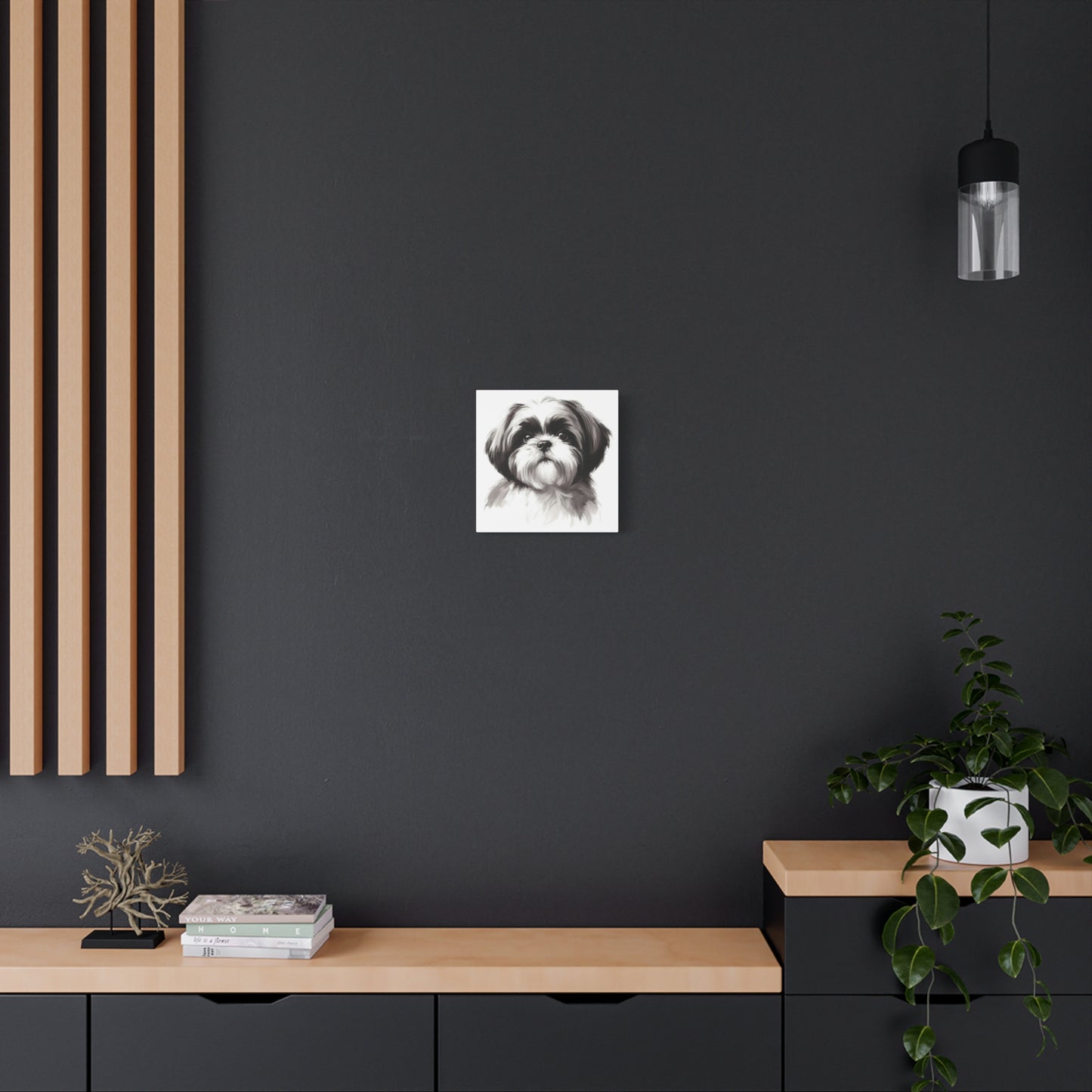 Shih tzu painting