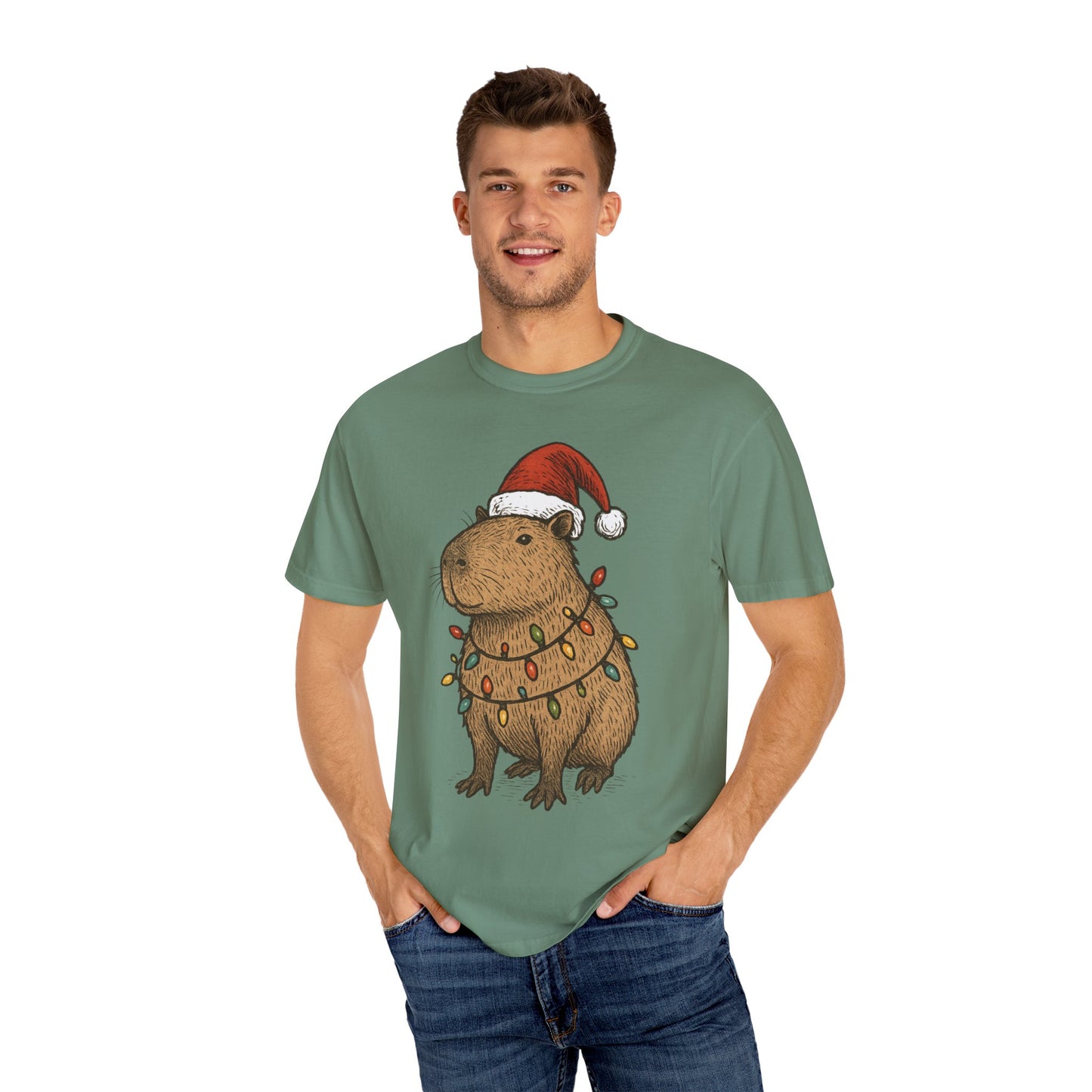 Christmas Capybara T-Shirt