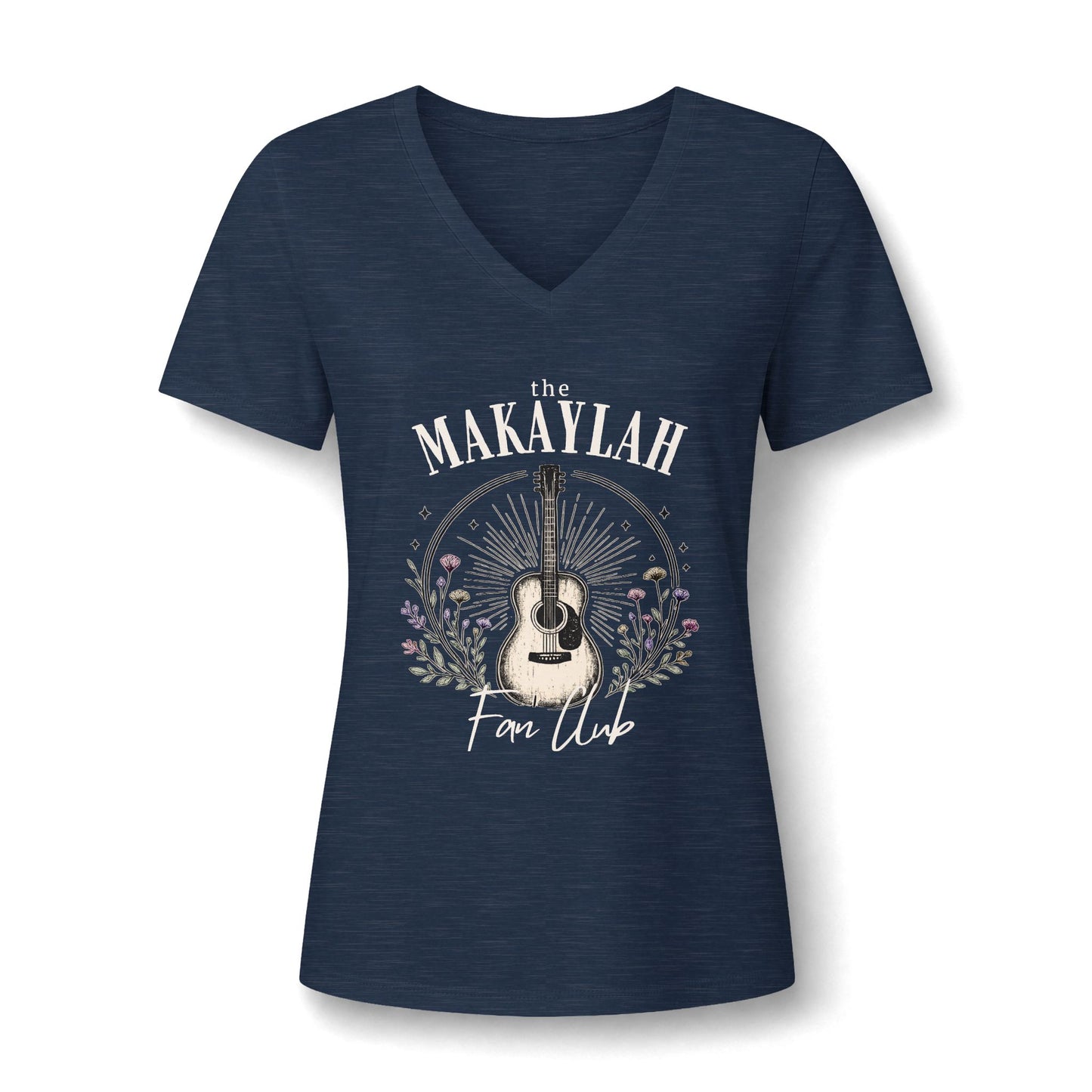 Makaylah Fan Club Women's V-Neck Tee