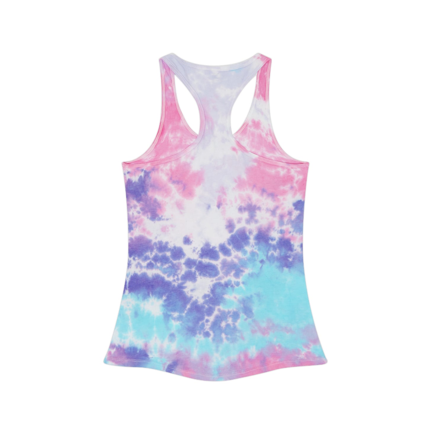 Tie Dye Palm Tree Wave Heart Tank Top