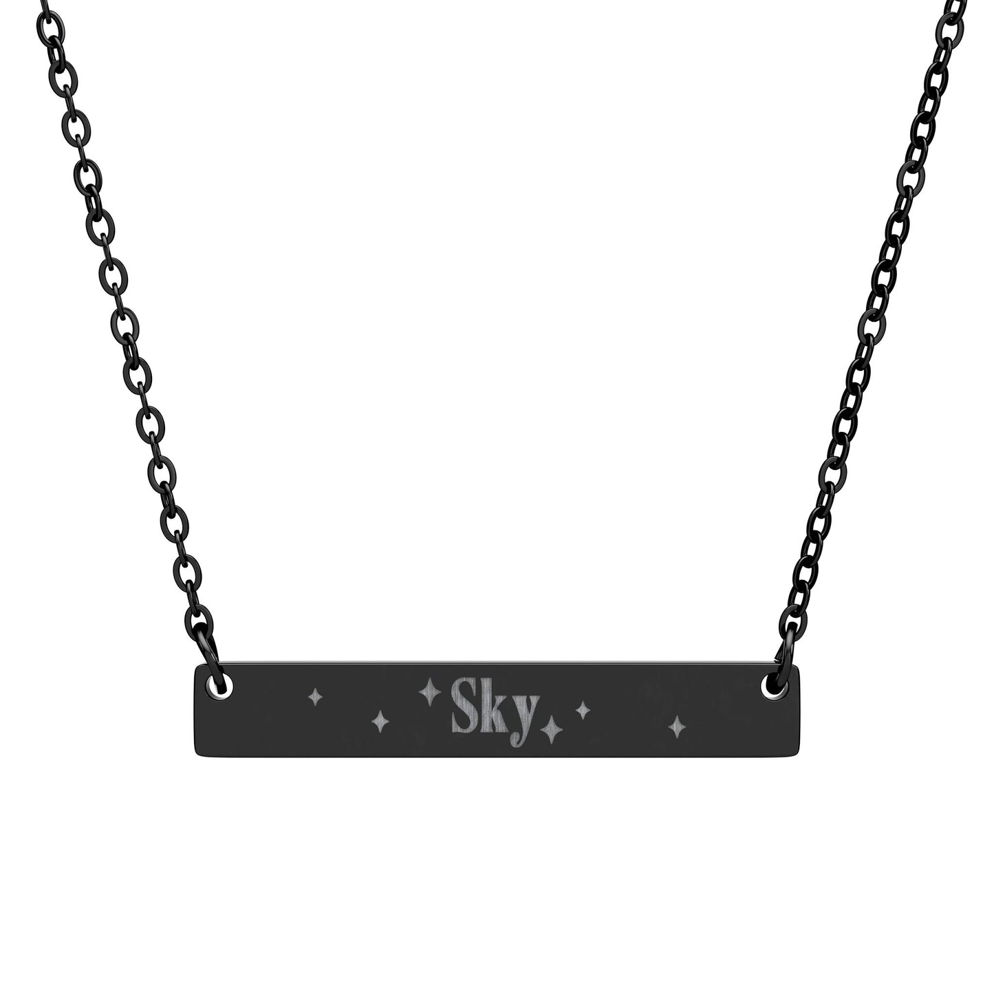 Name Bar Necklace (Horizontal)