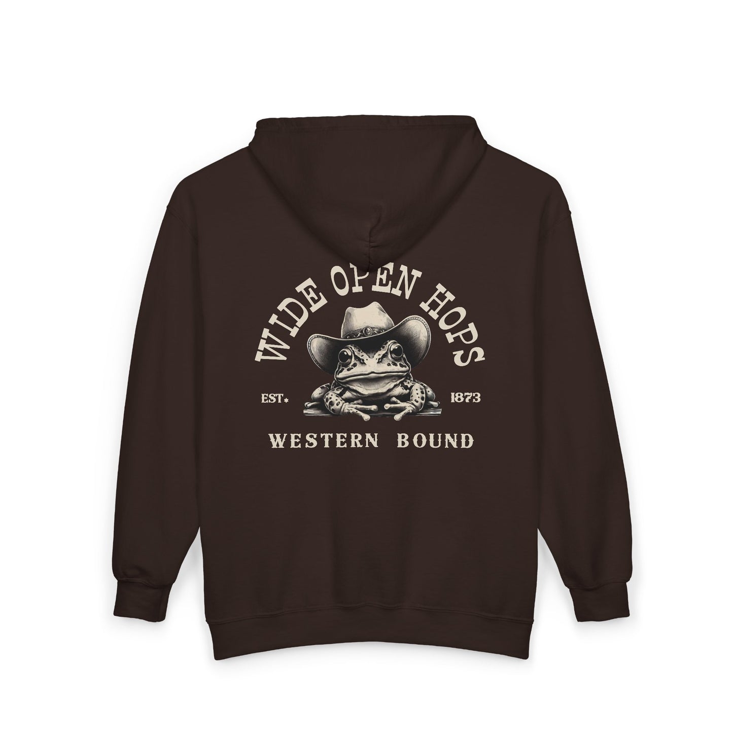 Western Frog Zip Up Hoodie