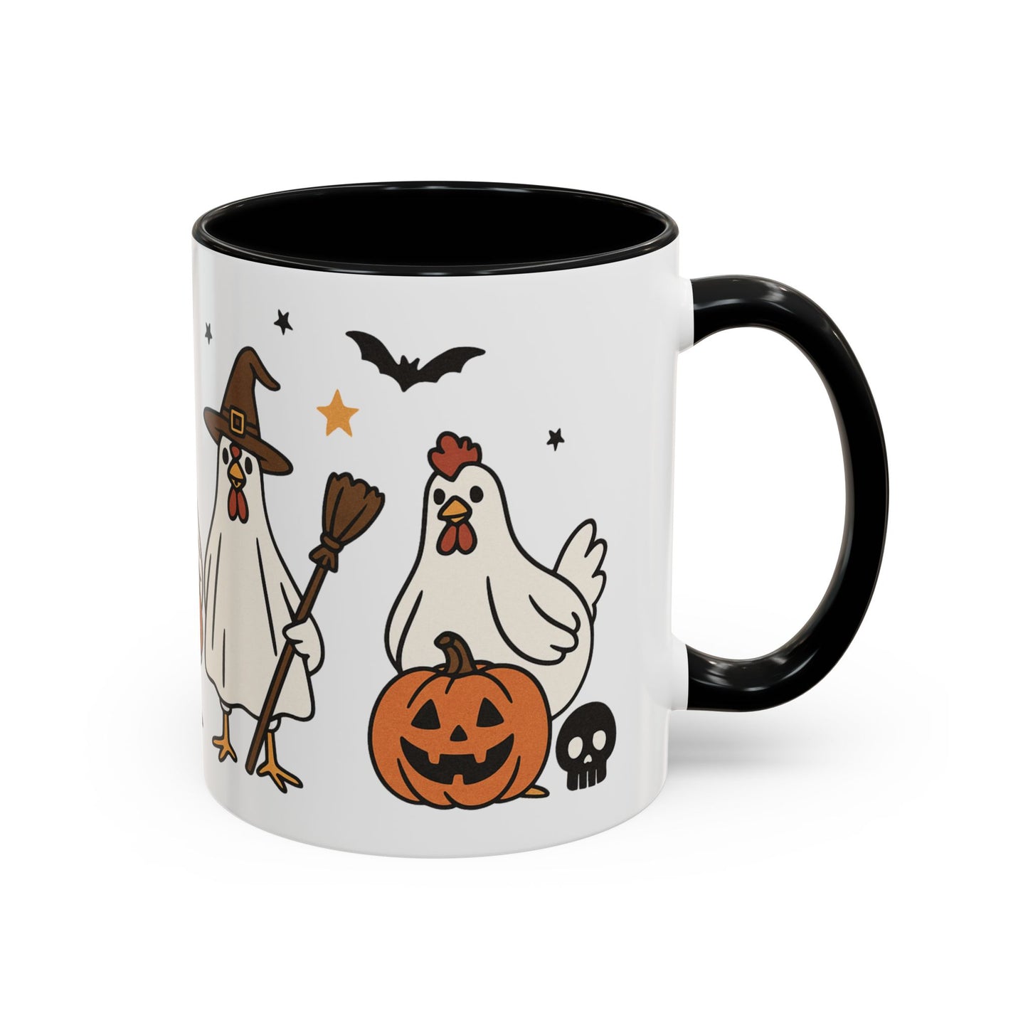 Ghost Chicken Coffee Mug (11, 15oz)