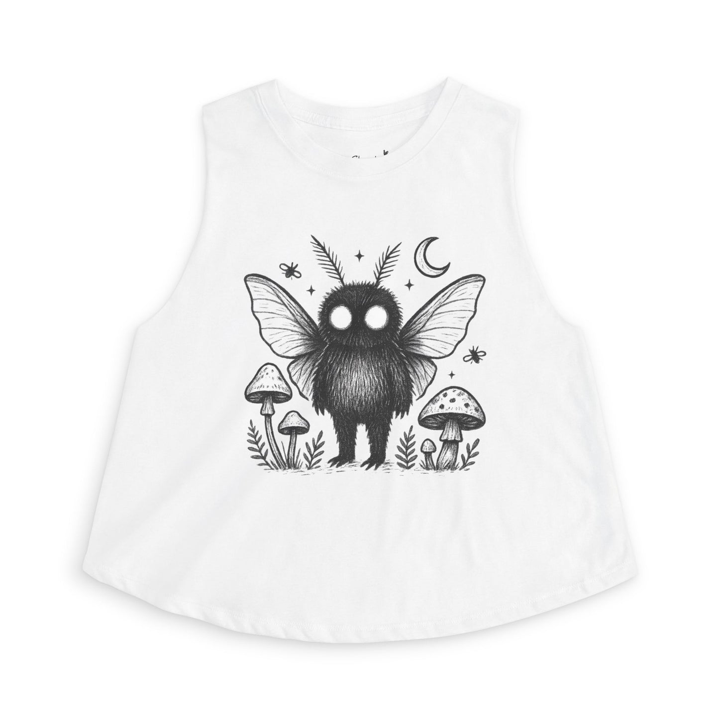 Mothman Crop Tank Top