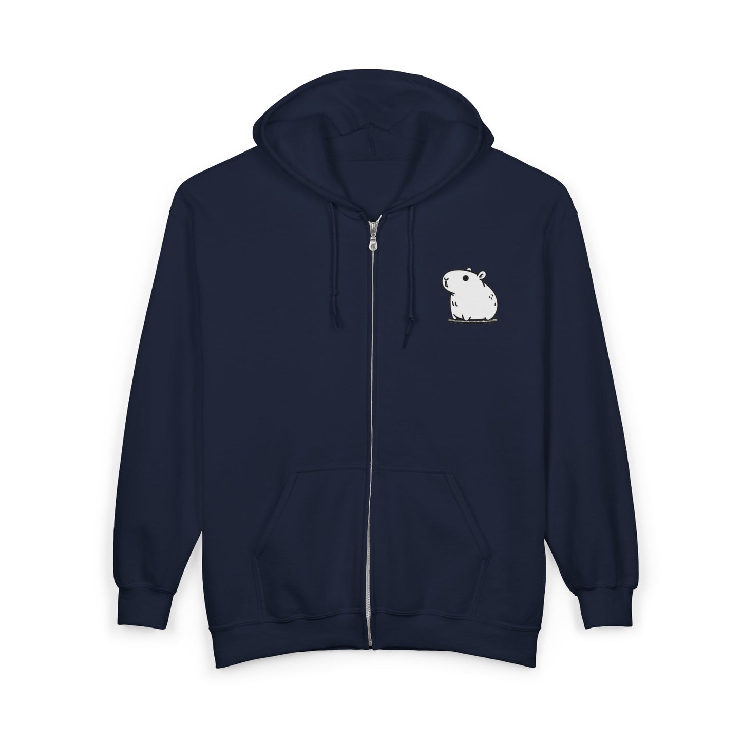 Capybara Zip Up Hoodie