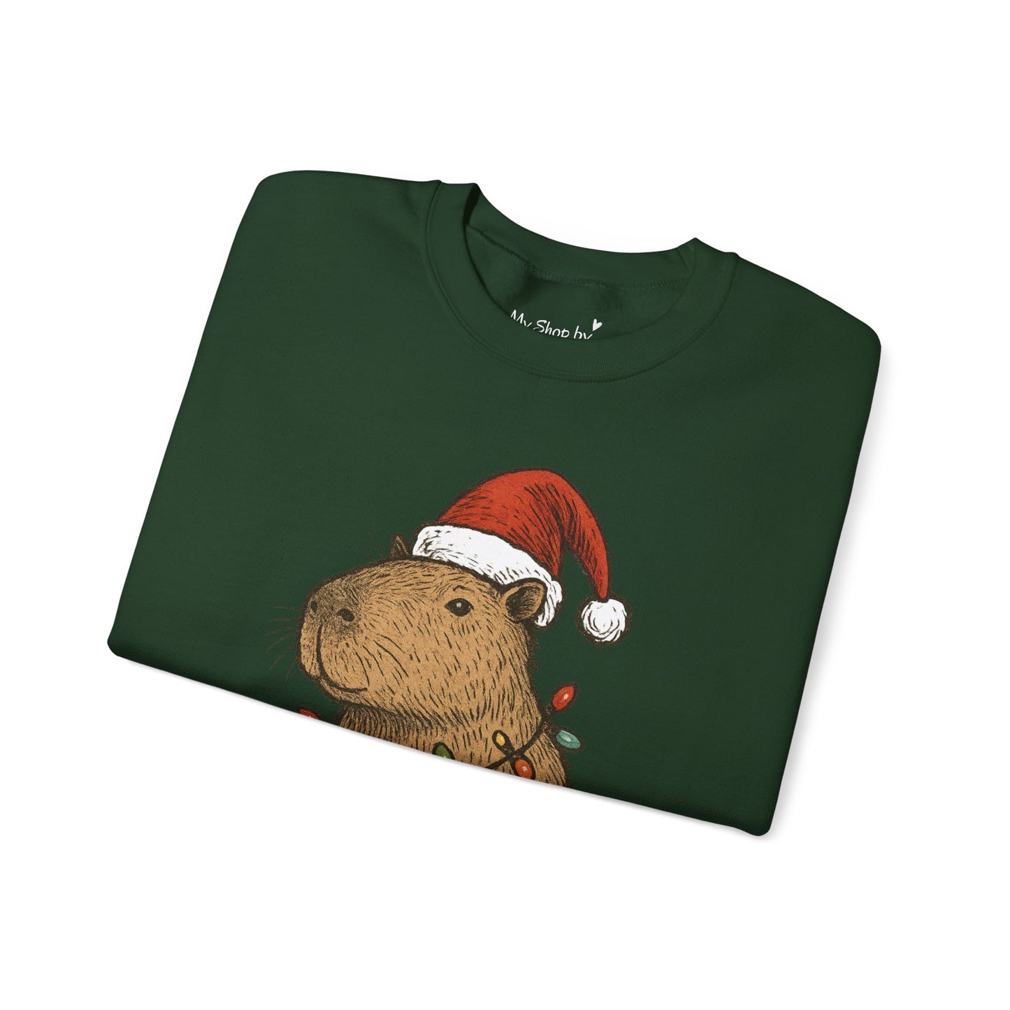 Christmas Capybara Sweatshirt - Unisex Sweatshirt