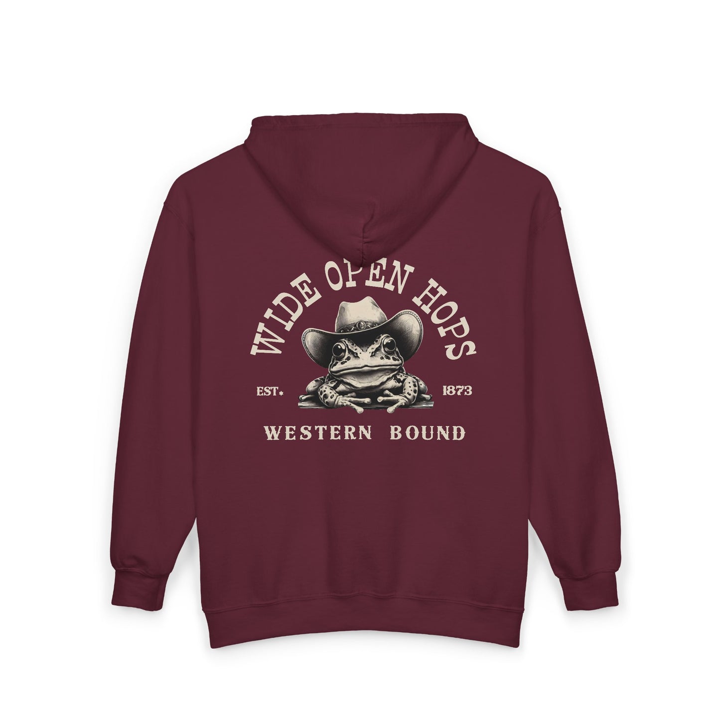 Western Frog Zip Up Hoodie