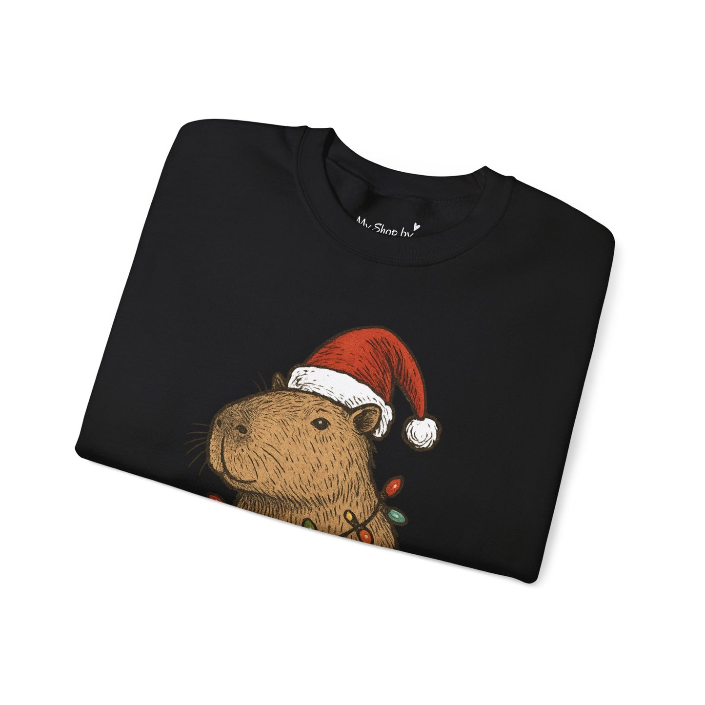 Christmas Capybara Sweatshirt - Unisex Sweatshirt
