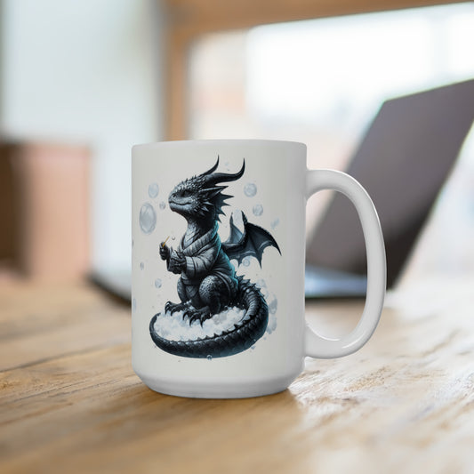Cute fun dragon mug 15 oz