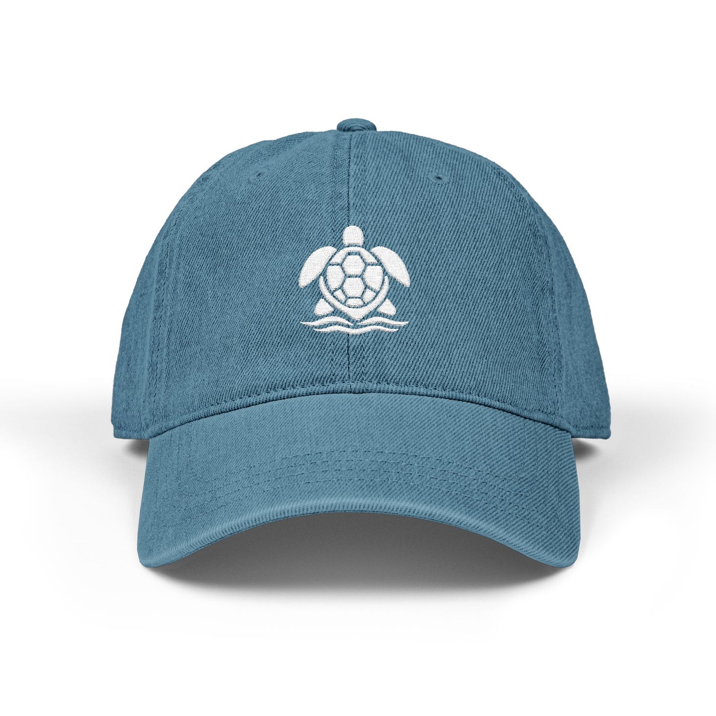 Denim Sea Turtle Hat (Embroidery)