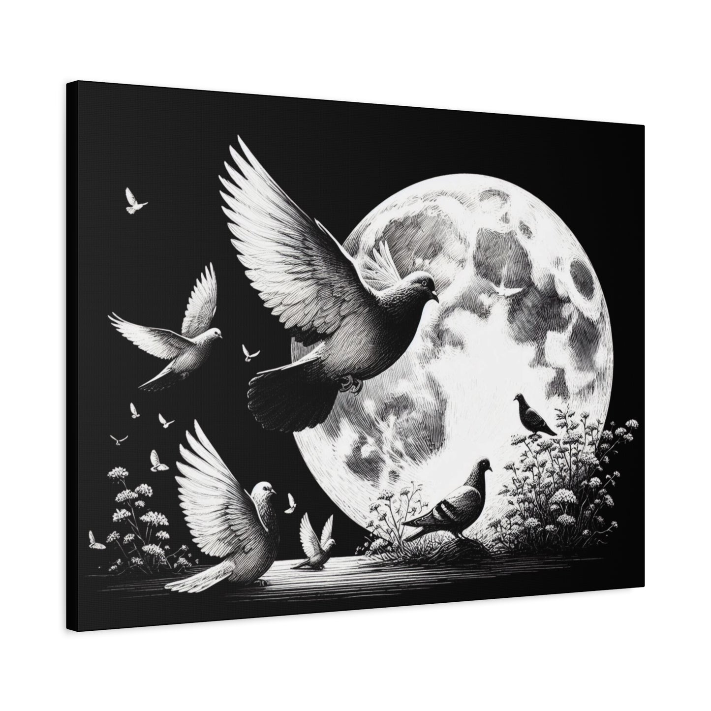 Canvas Print Pigeon