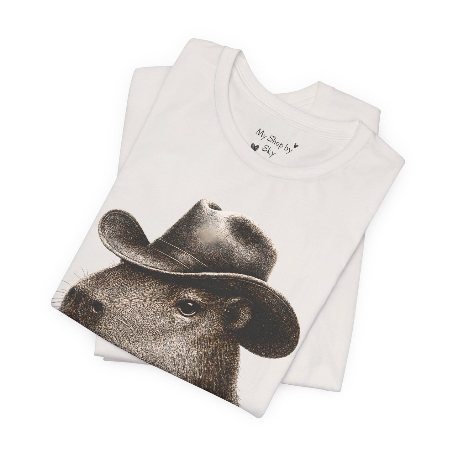 Cowboy Capybara Shirt Vintage