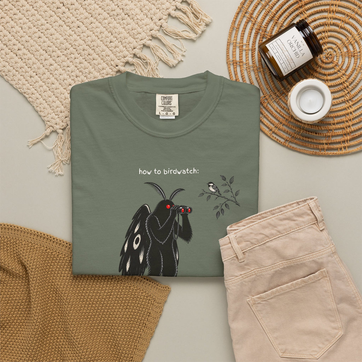 Mothman Birdwatching Shirt