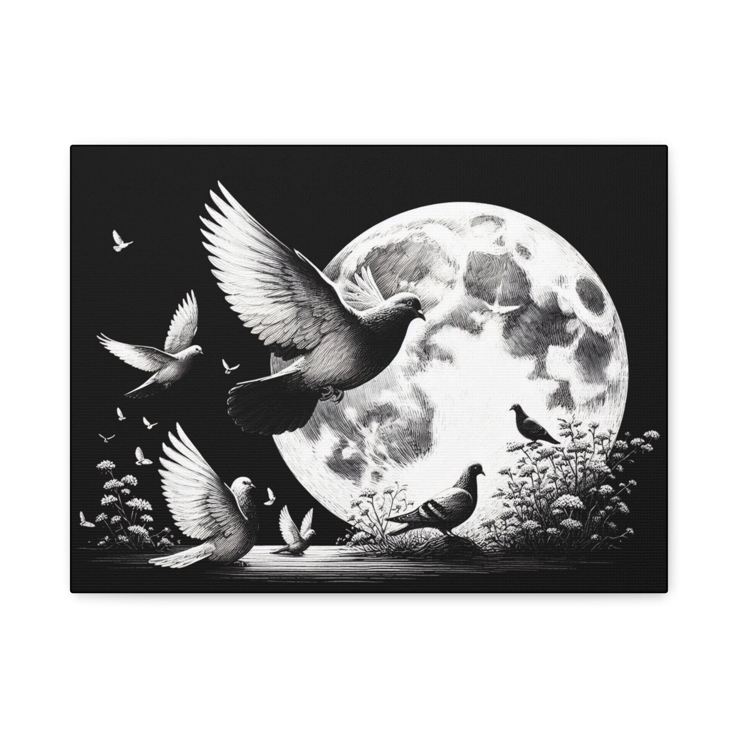 Canvas Print Pigeon