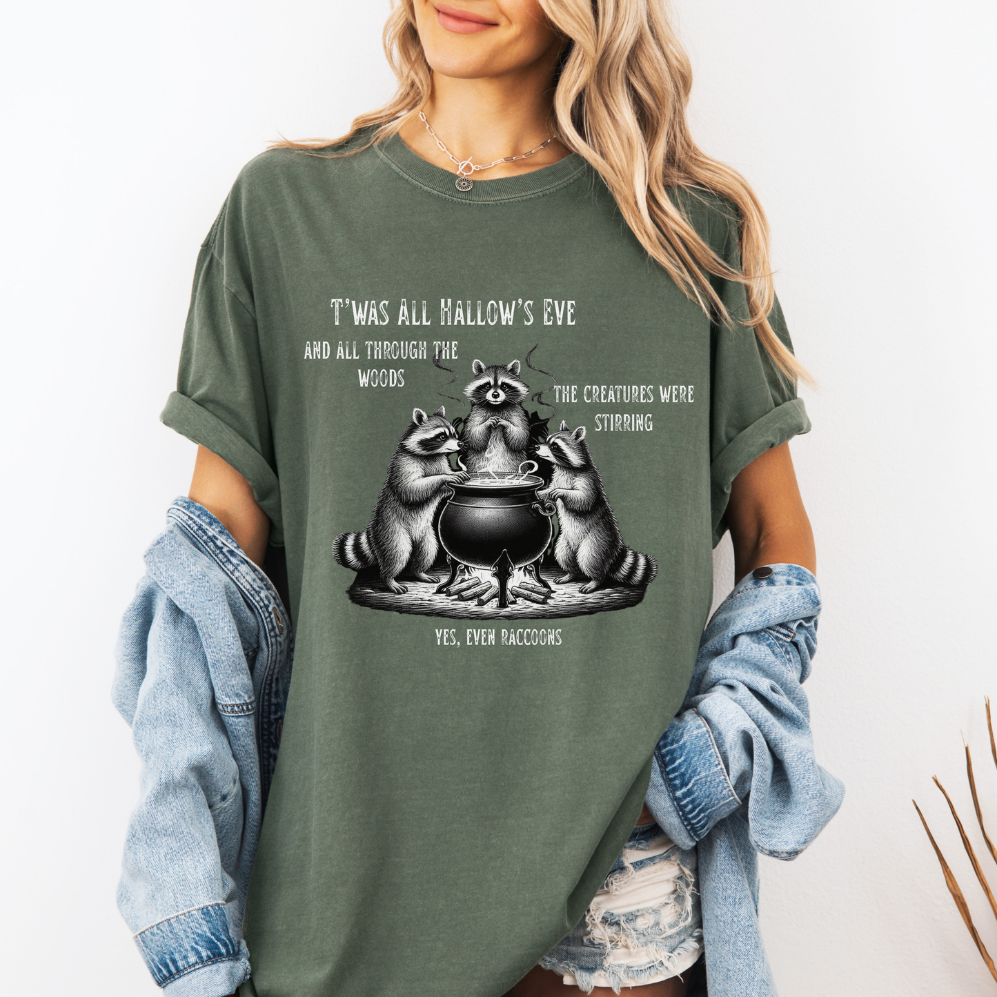 Raccoon Halloween Unisex T-shirt