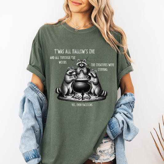 Raccoon Halloween Unisex T-shirt