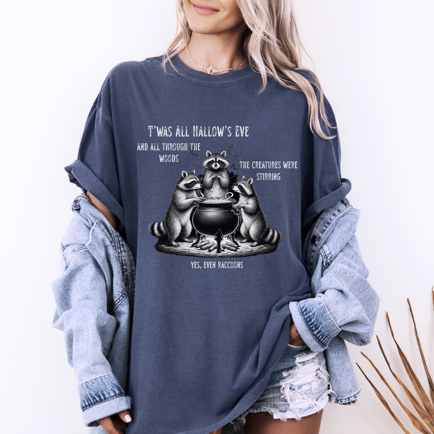 Raccoon Halloween Unisex T-shirt