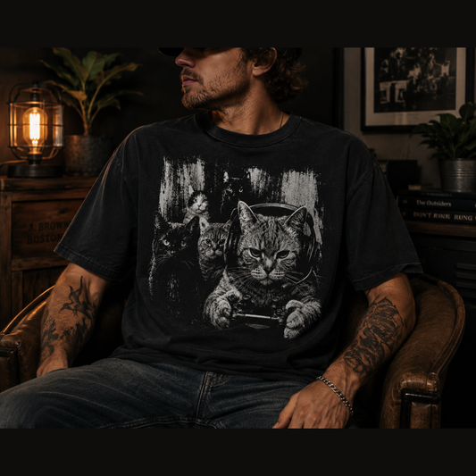 Gamer Cat Shirt
