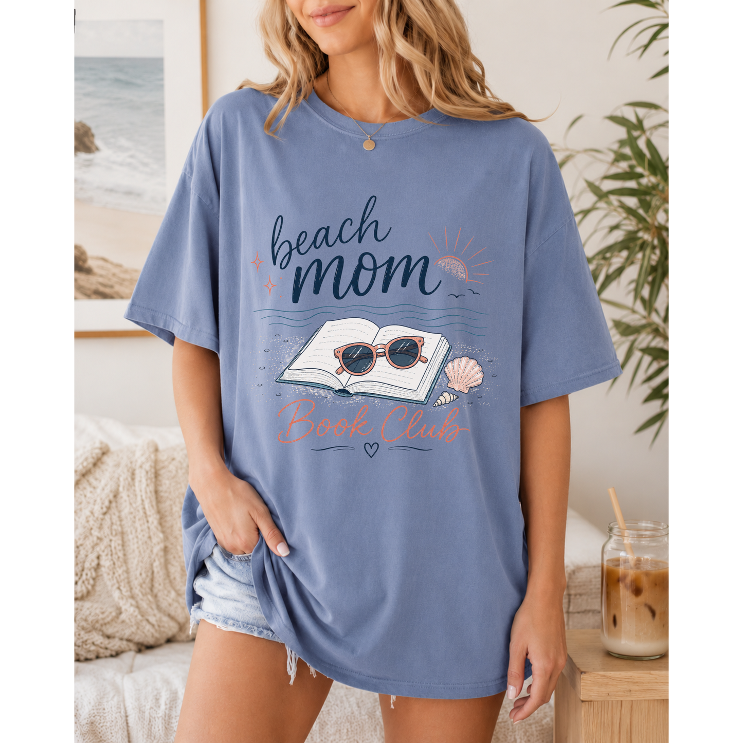 Beach Book Club Mom Shirt