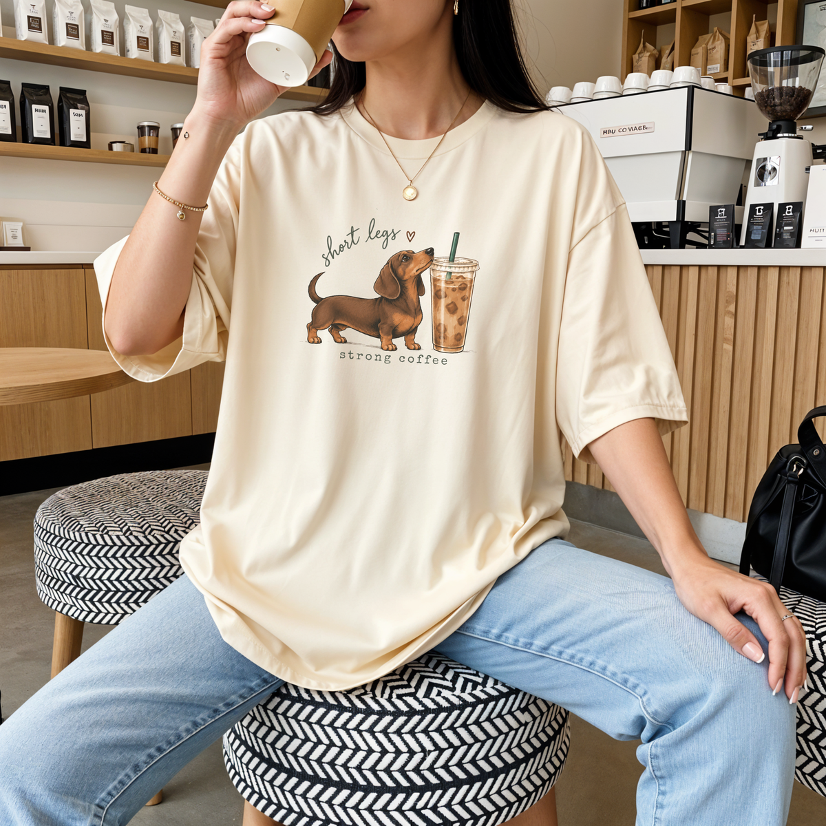 Dachshund Coffee Shirt