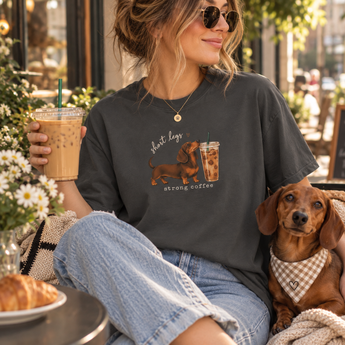 Dachshund Coffee Shirt