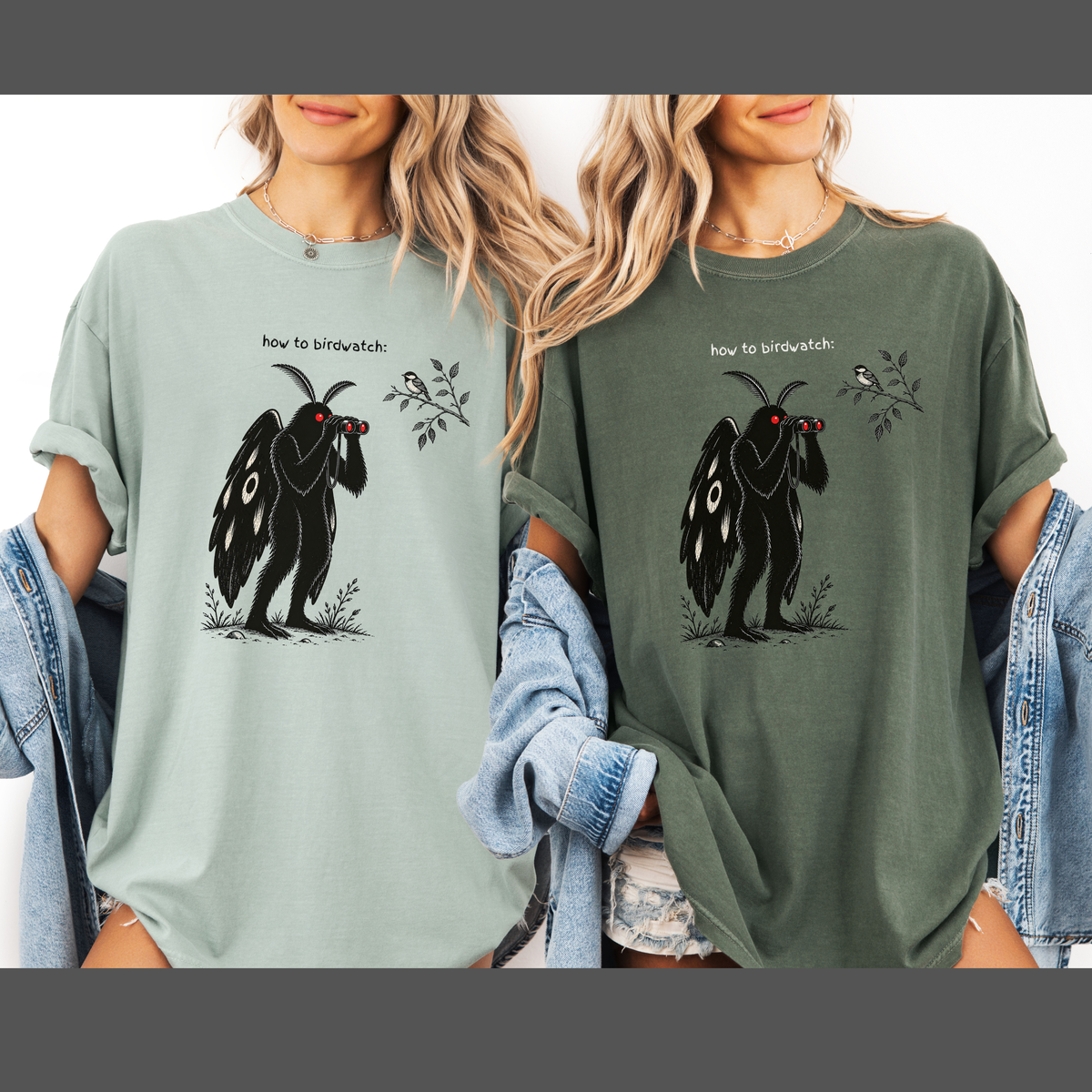 Mothman Birdwatching Shirt