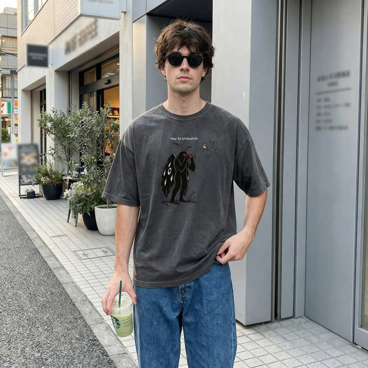 Mothman Birdwatching Shirt