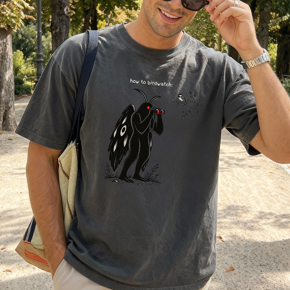 Mothman Birdwatching Shirt