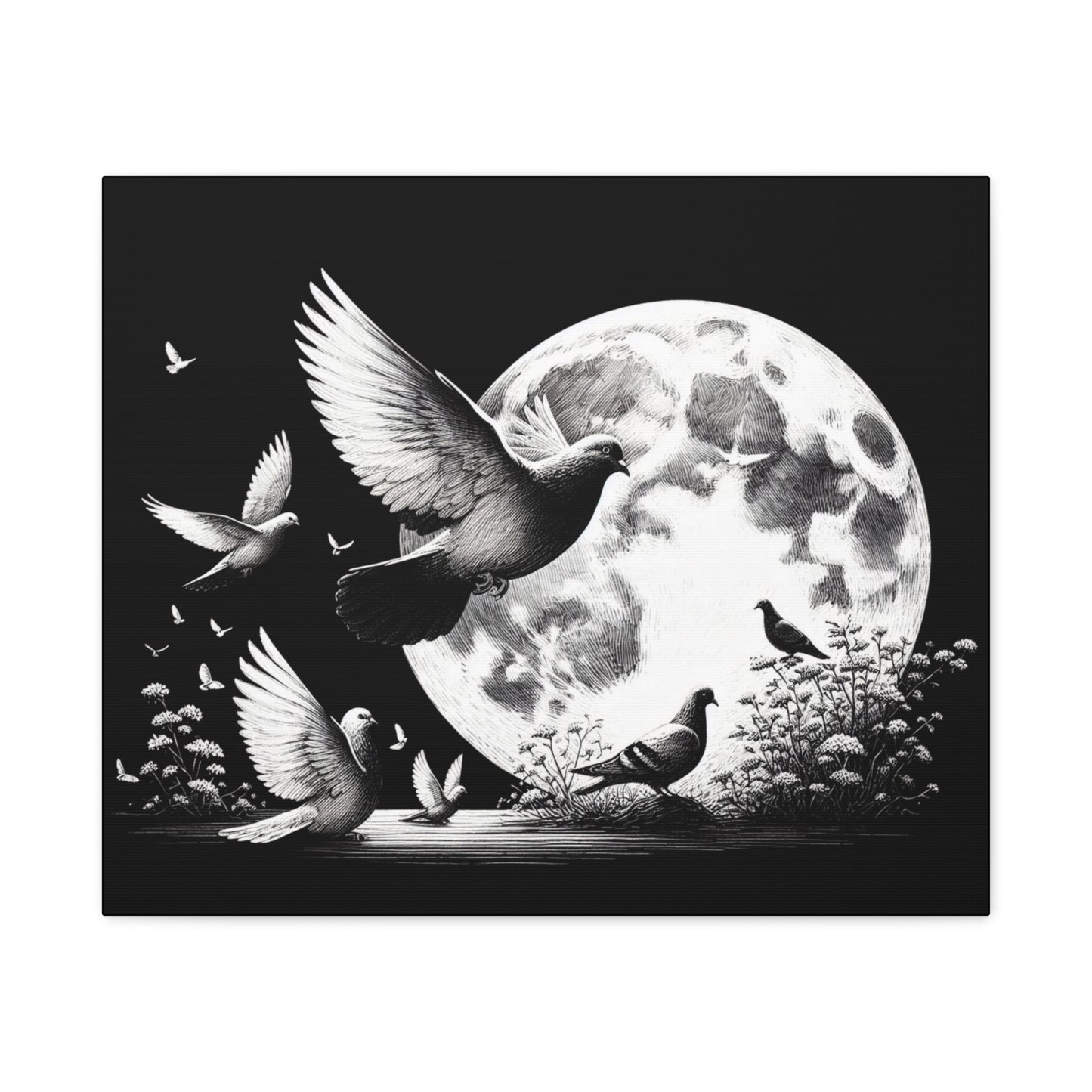 Canvas Print Pigeon