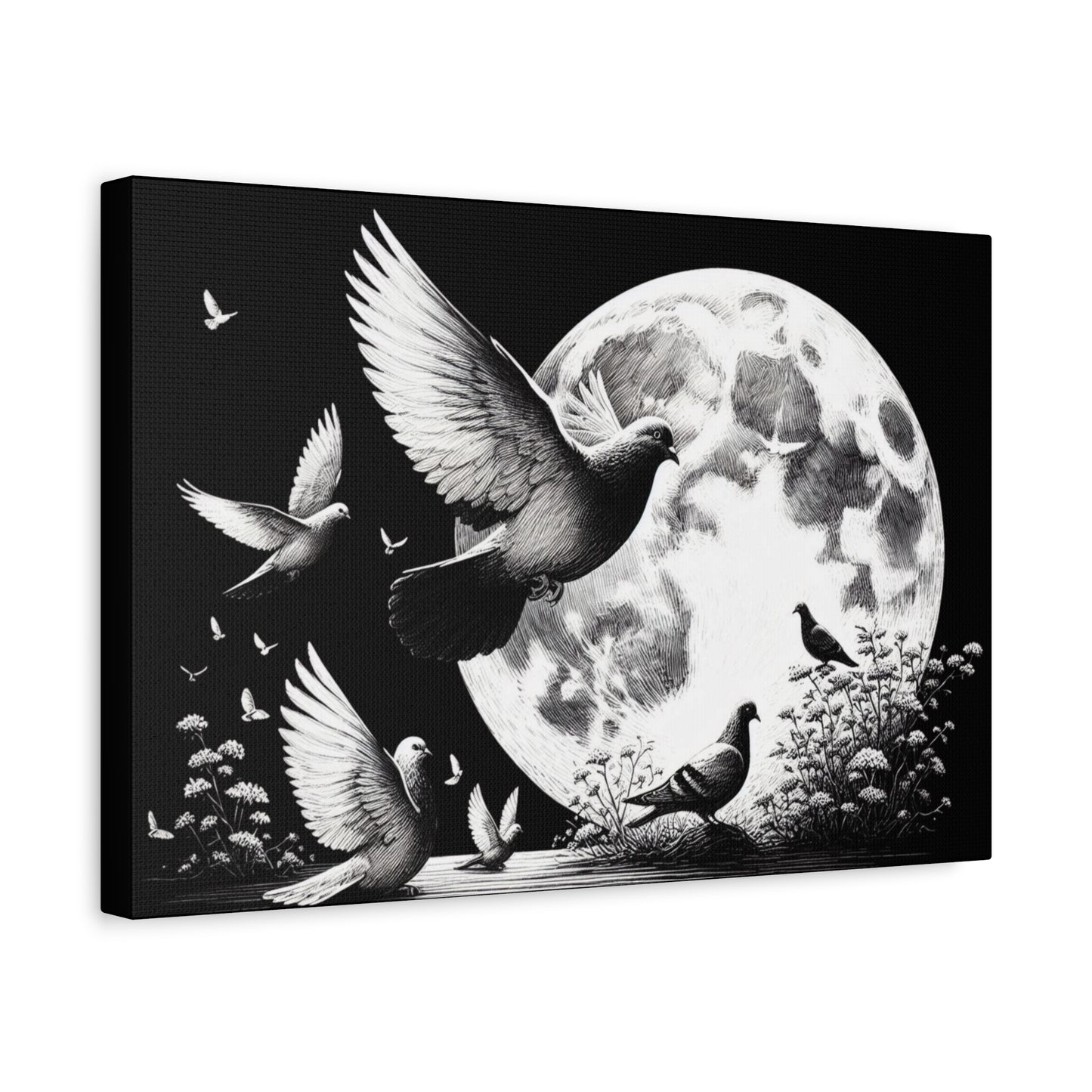 Canvas Print Pigeon