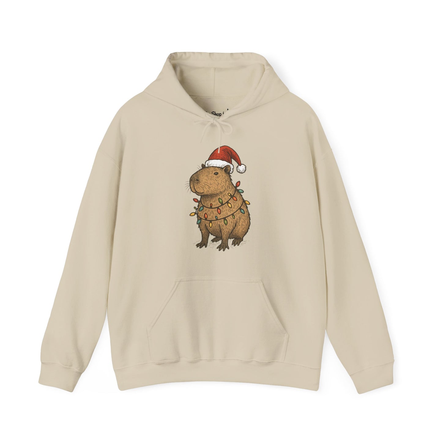 Christmas Capybara Hoodie - Unisex Sweatshirt
