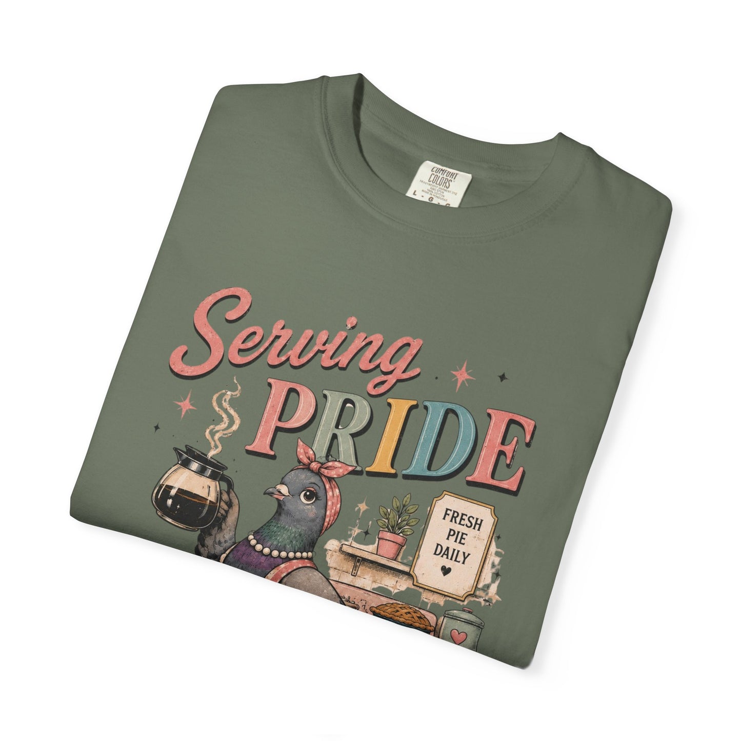 Vintage Housewife Pigeon Shirt