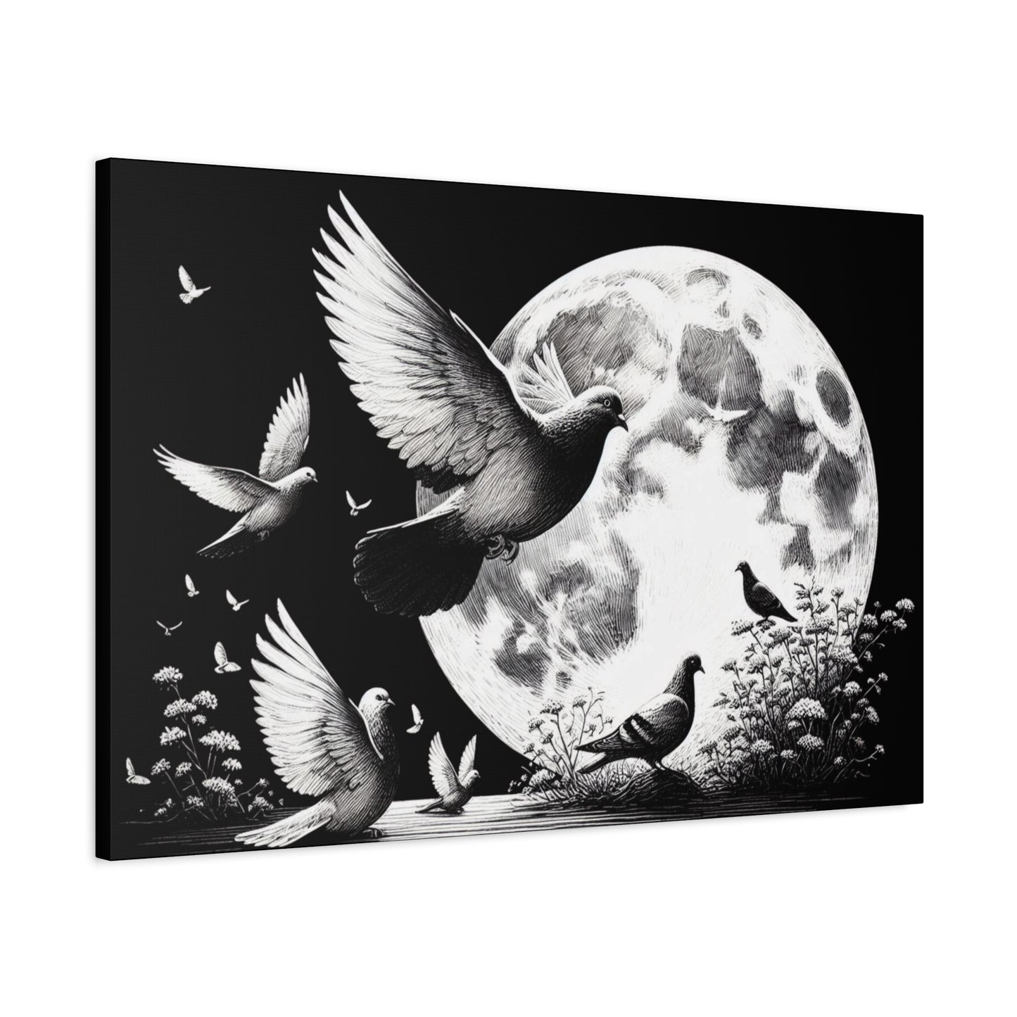 Canvas Print Pigeon