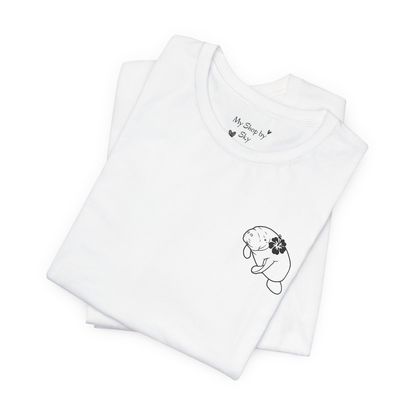 Manatee Hibiscus Small Print