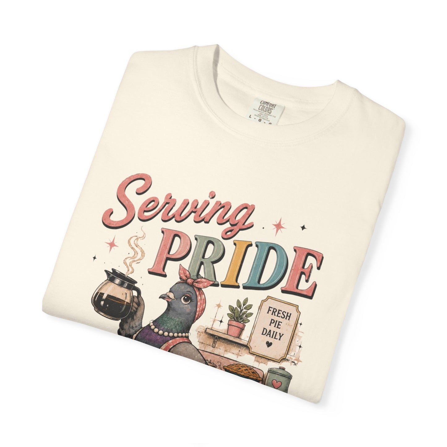 Vintage Housewife Pigeon Shirt