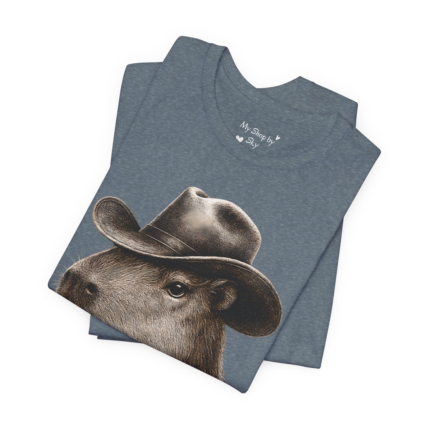 Cowboy Capybara Shirt Vintage